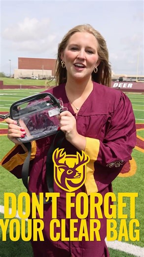 Don't forget your clear bag!
