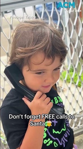 Santa hotline returns with free calls from thousands of payphones for Aussie kids