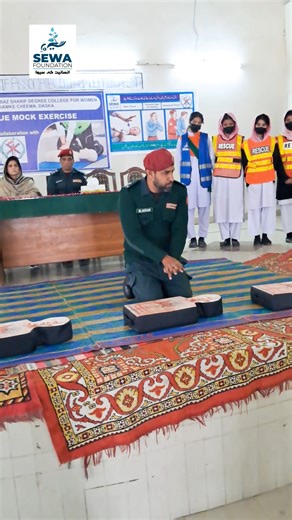 SEWA Foundation on Instagram: "When seconds matter, knowledge saves lives. SEWA Foundation, in collaboration with Rescue 1122, conducted a Medical Emergency Response awareness session at Government Shahbaz Sharif Associate College, Jamkay—equipping students with essential skills to respond calmly and effectively in emergencies. Prepared youth. Safer communities. #SEWAFoundation #Rescue1122 #MedicalEmergencyResponse #FirstAidAwareness #HealthEducation #StudentSafety #EmergencyPreparedness #Commun