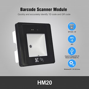 [Hot Item] Fixed Mount NFC RFID IC Card   Qr Code Access Control Module Barcode Scanner (HM20-IC)