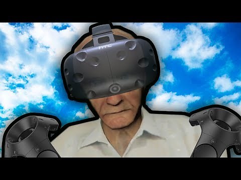 Putting my 90 year old grandpa in VRCHAT