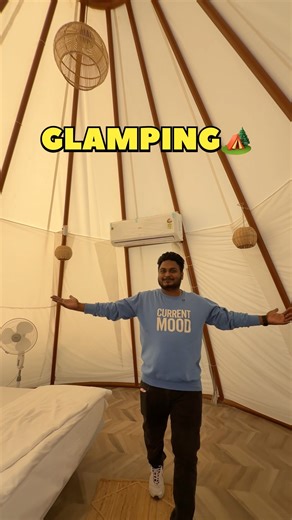 Hyderabad’s First Glamping & Stargazing Retreat✨ Novae Glamp Hyderabad #shorts #glamping