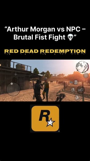 “Arthur Morgan vs NPC – Brutal Fist Fight 💀”
