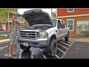 Regular Maintenance Required For A 7.3 L Powerstroke F-250 Diesel! + How To Check ATF Fluid!