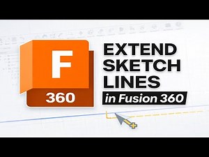 How To Use Extend Tool to Lengthen Sketch Lines in Fusion 360 (2026)