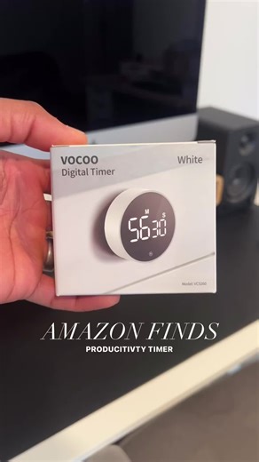 This is productivity timer is a game changer for time blocking. This timer is easy to use and works great for productivity. I really like that it’s magnetic, and that it can be a timer (counts down) and a stopwatch (counts up). . . #amazonfinds #amazonfind #productivity #lifehack #productivityhack #productivitytips #boostproductivity #howtoboostproductivity