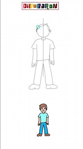 Dibujando un niño paso a paso | Dibujos fáciles