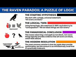 🤯 The Logic Puzzle That BROKE Science: Hempel's Raven Paradox Explained