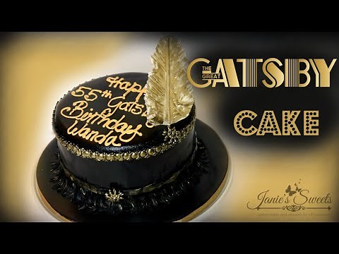 GREAT GATSBY/FLAPPER CAKE TUTORIAL || Janie's Sweets