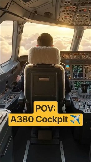 Inside The Airbus A380 Cockpit! ✈️☁️
