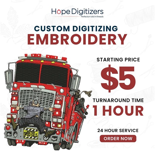 Custom Embroidery Digitizing Service: DST, PES File - Etsy