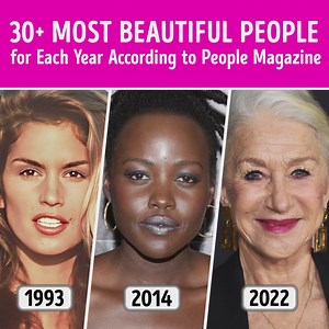 5.2K views · 90 reactions | 30+ Most Beautiful People for Each Year According to People Magazine | CelebRatings | Facebook