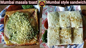 375K views · 6.4K reactions | Mumbai Street Food Masala Toast Sandwich & Vegetable Sandwich | Easy & Quick Recipes | Dharmis Kitchen | Facebook