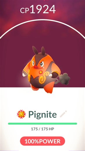 From Shundo Tepig to SHUNDO EMBOAR! #pokemongo