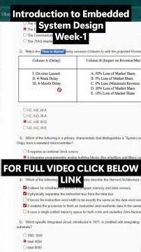 NPTEL Introduction to Embedded System Design Week 1 Assignment Answers | noc26-cs22