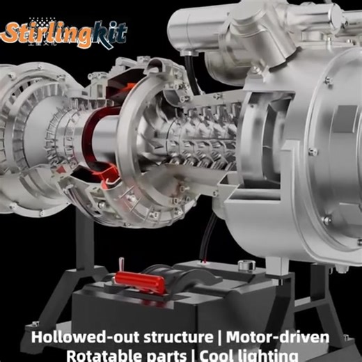 Teching T700 turboshaft engine simulation display Scale Engine:https://linktr.ee/Dr.engine Use "DR15" Get 15% OFF | Dr. Engine