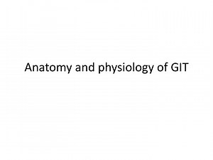 Anatomy and physiology of GIT - SlideServe
