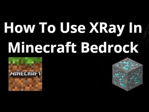 How To Use XRay In Minecraft Bedrock! PS4, PS5, Xbox, MCPE, Switch, PC