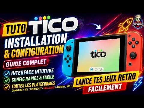 Tuto : Installer et configurer Tico de A à Z sur la Nintendo Switch, Emulateur Gamecube, Wii, etc.