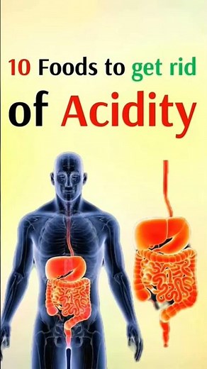 Foods to get rid of acidity