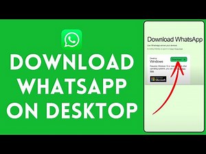 How to Download Whatsapp on Desktop (2024) | Install Whatsapp on Desktop
