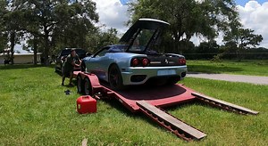 YouTuber Discovers Dangerous Flaw on Junkyard 2001 Ferrari 360 Spider, It Needed a Recall