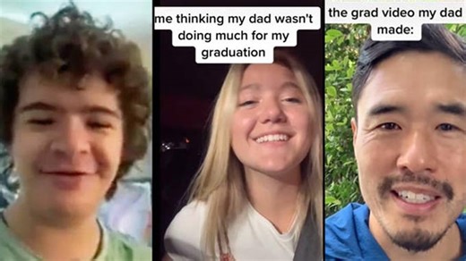 Teen's wild graduation video with messages from 14 celebs goes viral