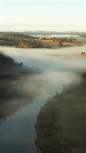 Early morning flight over Gympie - QLD 🌅 #gympie #GympieRegion | Infinity Flights Photography