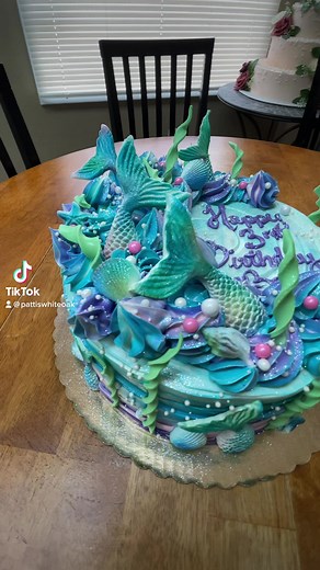 5.5K views · 228 reactions | A very special mermaid birthday cake! #mermaid #bakersoftiktok #birthdaycake #cakedecorating | Patti's Pasticceria Inc. | Facebook