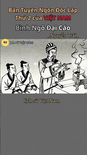 Binh Ngo Dai Cao (1428) – Vietnam's Second Declaration of Independence #shorts #vietnamesehistory
