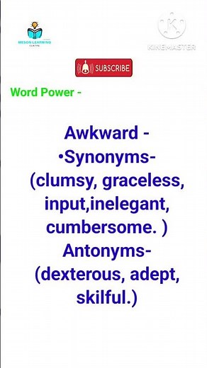 vocabulary (Awkward )word meaning /word power #english #wordmeaning #vocabulary