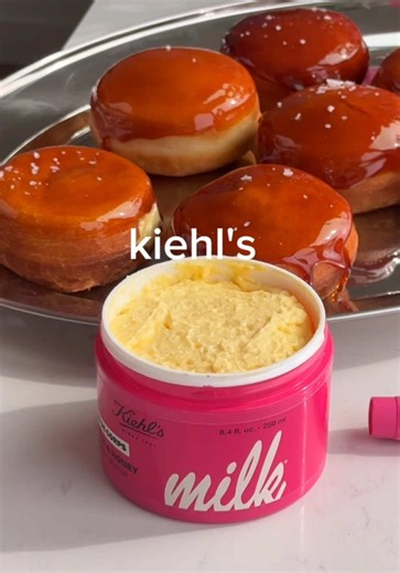 Honey, we're home. 🍯 We turned our iconic Creme de Corps Whipped into a brûléed brioche donut, and it's every bit as indulgent as it sounds. Whipped with Shea Butter, Jojoba Butter, Soy Milk, and Honey, this rich body butter delivers deep, lasting hydration to leave your skin soft, nourished, and glowing. ✨ #KiehlsxMilk #KiehlsPartner: @Ryan Nordheimer