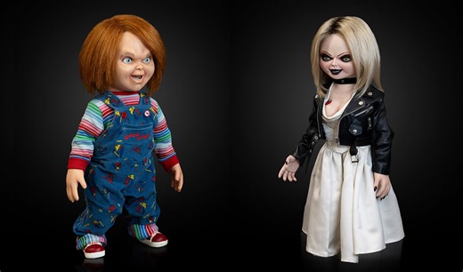 NECA unveils new Chucky and Tiffany life-size replica dolls