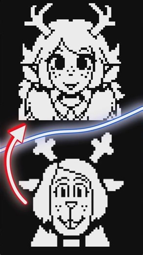 What if Chapter 1 Had BETTER Portraits? 🎨 Deltarune Chapter 1 Fan Mods Shorts #deltaruneshorts