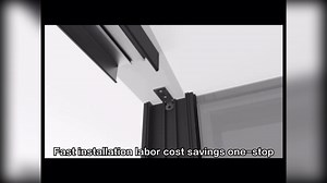 Commercial Movable Collapsible Sound Insulation Partition Wall with Modern Design MDF and Aluminum Frame