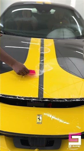 Ferrari gets a complete Ceramic Pro protecting with Ceramic Coating and KAVACA PPF