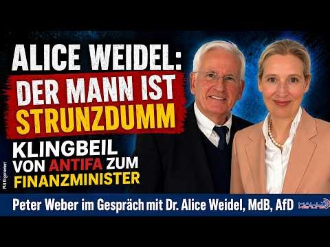 Alice Weidel: The man is utterly stupid - Klingbeil, from Antifa to Finance Minister