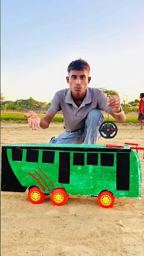 Homemade 6 Wheeler Rc Buss Riding Testing💥