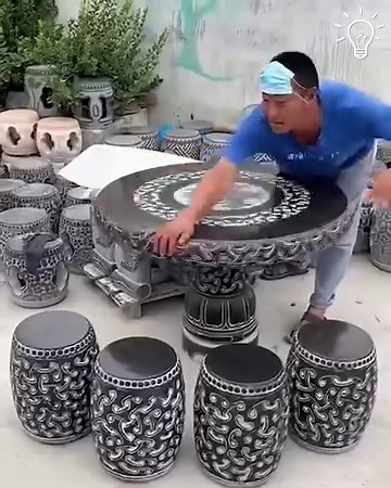 An Incredible Stone Table Idea! | Les Meilleures Vidéos de Football