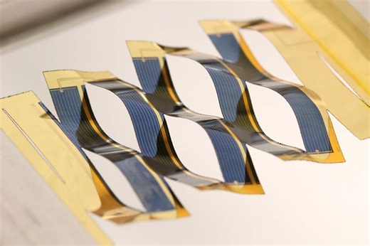 Kirigami-inspired solar cells can track the sun without motors