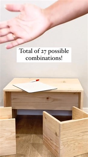 This DIY Convertible Toddler Table and Chair Set is 27 unique play configurations for endless fun!🪑Type CREATIVE and I'll send the plans. | The DIY Life with Anika