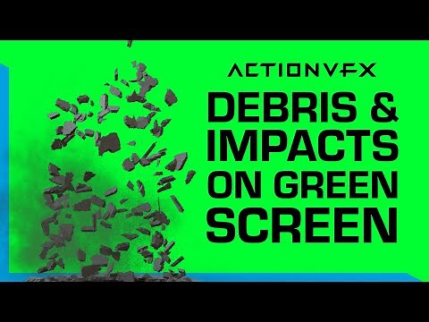 Free Green Screen Debris and Impact Effects - 10 Clips | ActionVFX Stock Footage