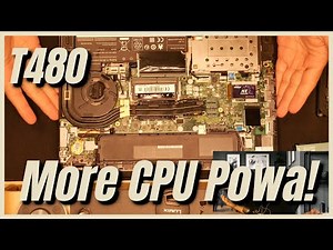 Thinkpad T480 - More CPU power to you! (about 20% more) with this CPU Heatsink MOD