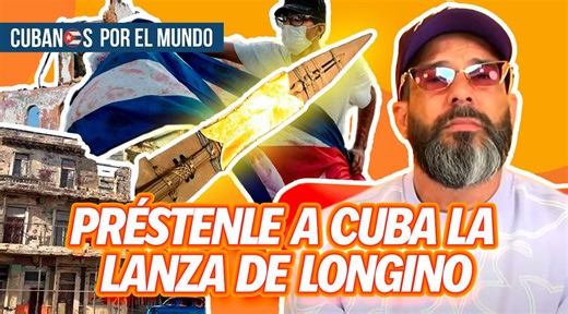 Al pueblo cubano deberían prestarle la Lanza de Longino o Lanza del Destino, asegura Alex Otaola. El influencer mostró esta reliquia, una lanza de un soldado romano llamado Longino que atravesó a Jesucristo mientras estaba crucificado. “A lo mejor el pueblo cubano lo que necesita es esto”, dijo. | Cubanos por el Mundo