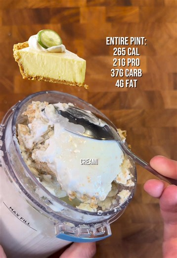 Delicious Key Lime Pie Protein Ice Cream Recipe
