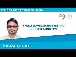 Freeze Wave Mechanism and Solidification Time