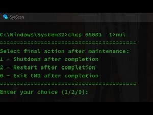 Windows System Repair Batch Script - DISM + sfc /scannow