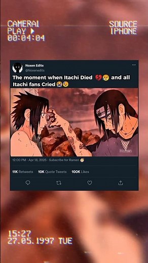 Itachi Death Scene💔😢 Sad moment 😭😓#itachi #anime #animeshorts