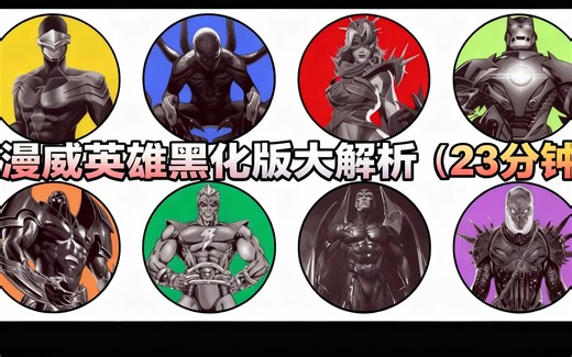 [中配]漫威英雄黑化版大解析（23分钟） - The Explainer Comics