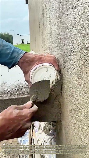Shaping Corners: How a Repurposed Can Creates Smooth Concrete Radius Edges